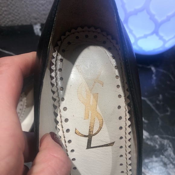 Saint Laurent classic black leather pump Sz 36.5 - Picture 7 of 8